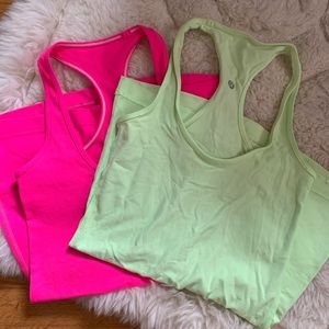 Lululemon racerback tank tops
